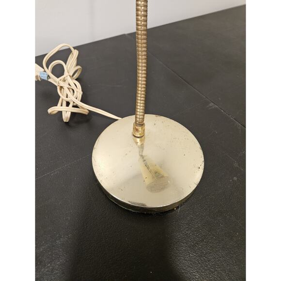 Vintage Brass Desk Table Lamp Bedside, MCM - Picture 3 of 6